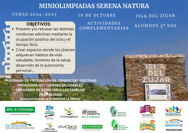 MINIOLIMPIADAS SERENA NATURA