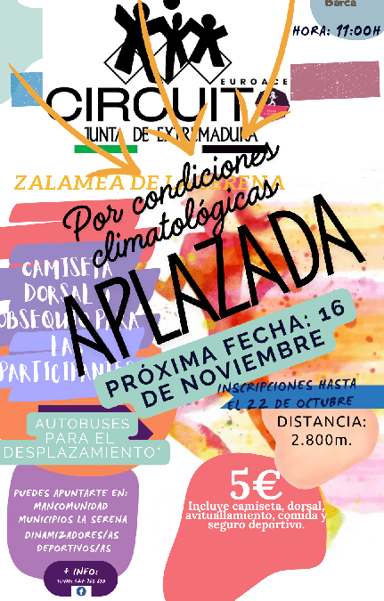 APLAZADA LA IV CARRERA DE LA MUJER
