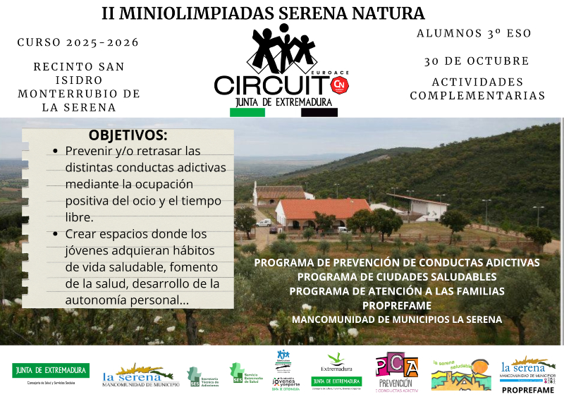 II MINIOLIMPIADAS SERENA NATURA